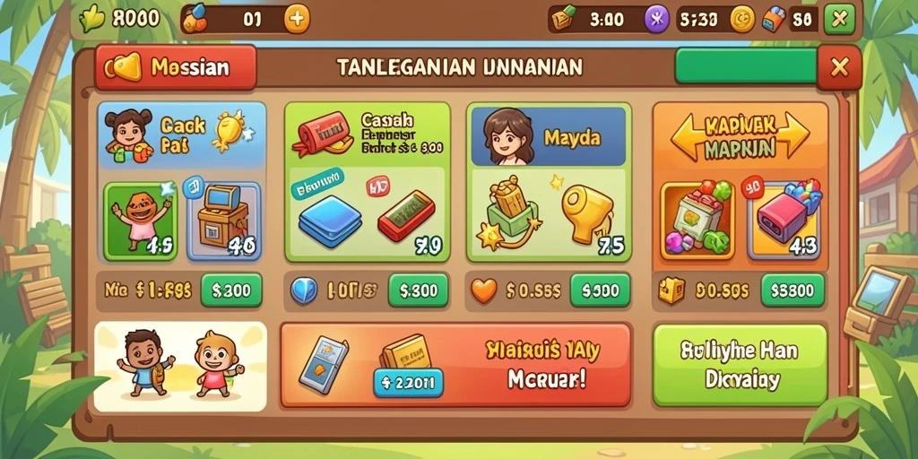 Tampilan antarmuka yang menarik dan user-friendly.