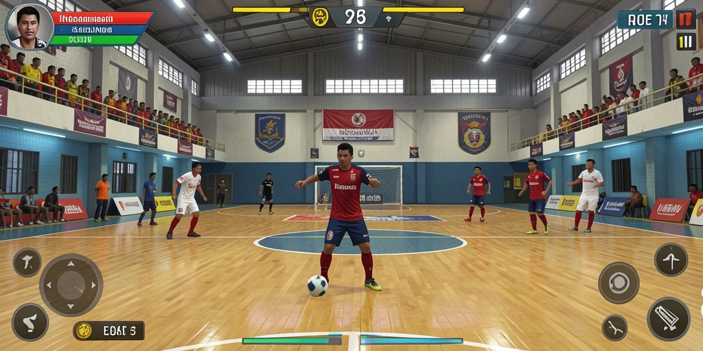 Tampilan awal permainan yang menarik dan intuitif.