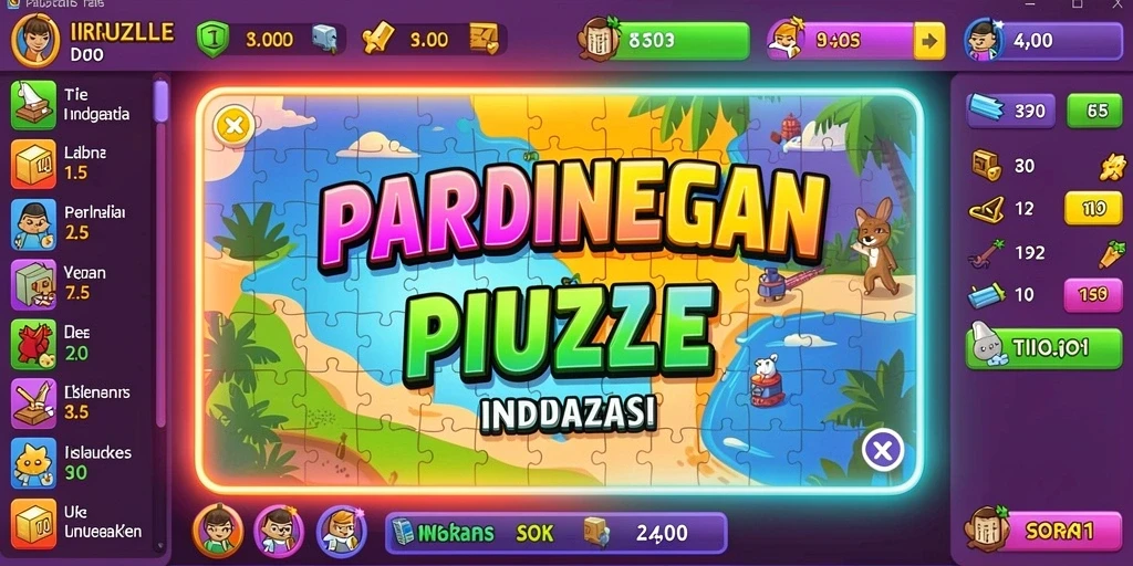 Tampilan awal yang menarik dan mudah dinavigasi.