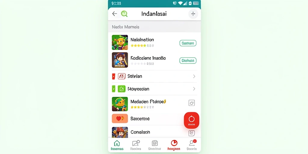 Tampilan awal yang menarik dan interaktif.