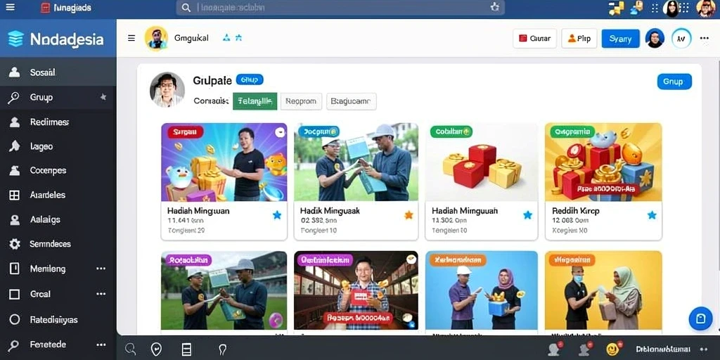 Tampilan antarmuka pengguna yang intuitif dan menarik.