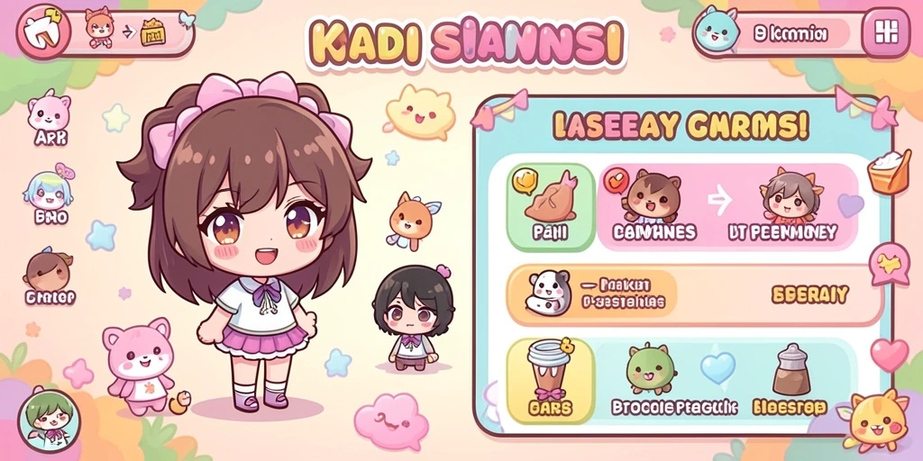 Tampilan menu utama yang menarik dan intuitif.