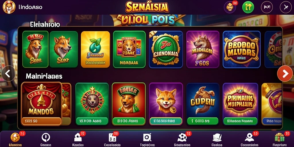 Tampilan awal aplikasi PC777 yang menarik dan mudah dinavigasi.