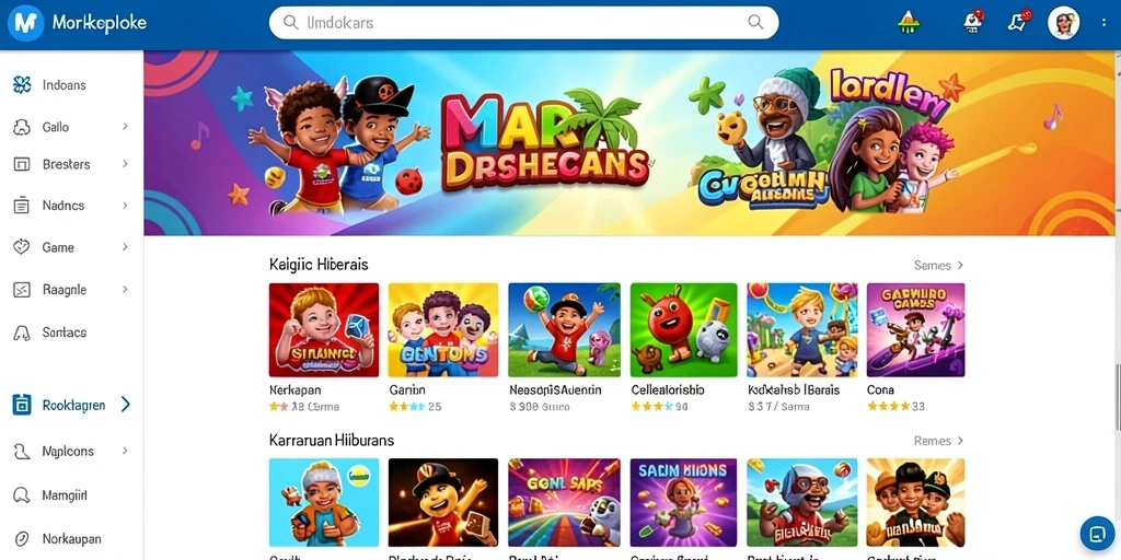 Tampilan grafis yang memukau dan penuh warna.