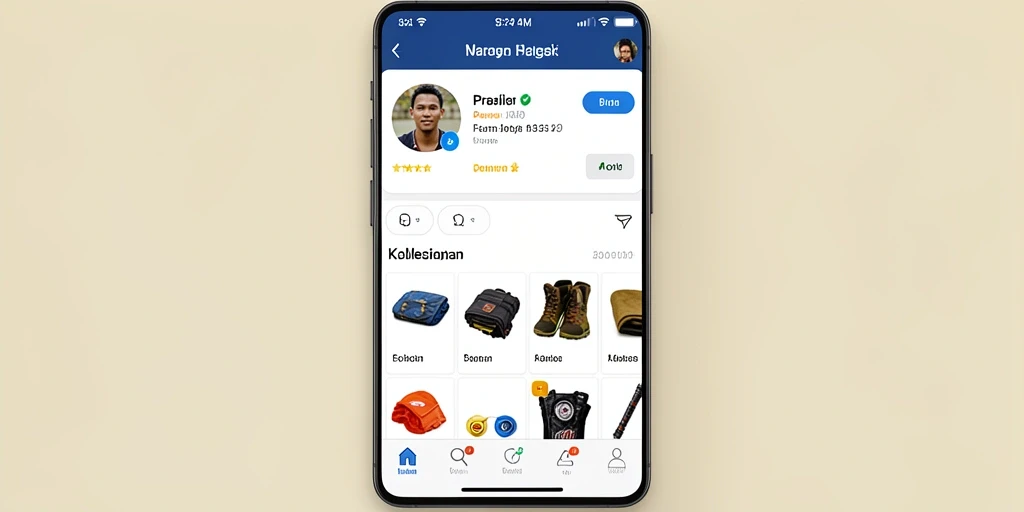 Tampilan antarmuka yang menarik dan user-friendly.