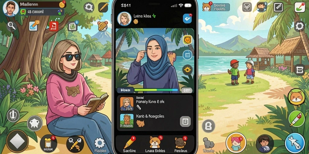 Tampilan menu utama yang menarik dan mudah dinavigasi.
