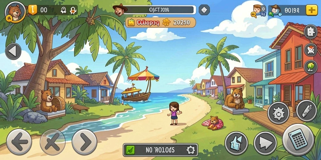 Screenshot menunjukkan karakter utama dalam aksi.