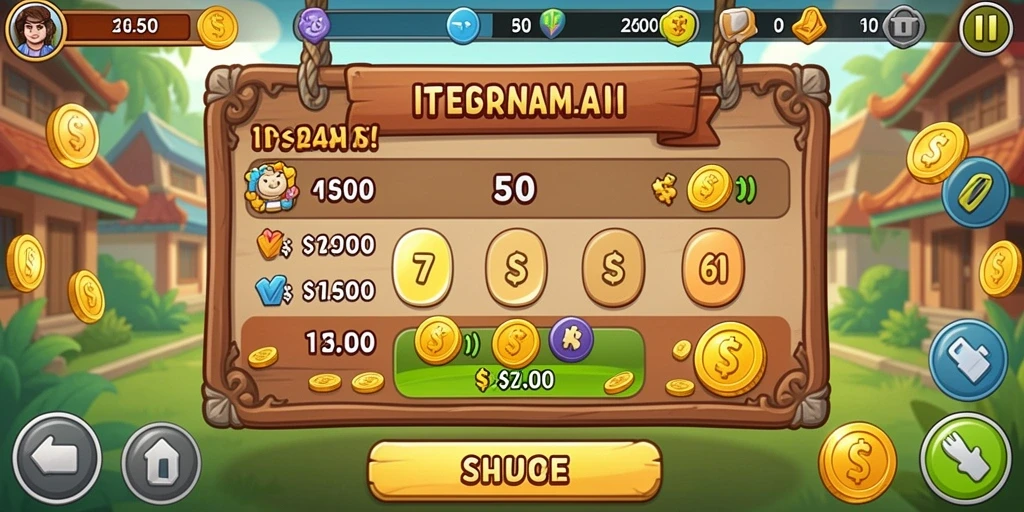 Tampilan awal permainan yang menarik.